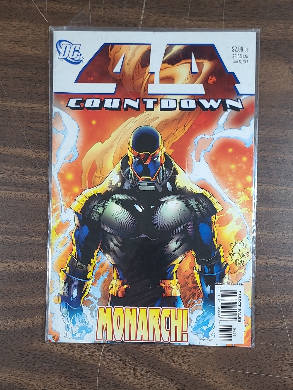DC Countdown #44 Comic Book Featuring Monarch — June 27, 2007 Bagged